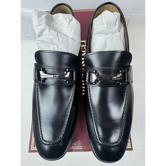 Bruno Magli Saffo Leather Slip On Italian Loafer Shoes Size: 8 M main image 7